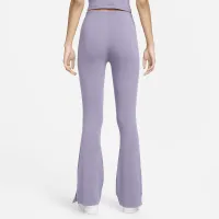 Nike Sportswear Chill Knit женская Tight Mini-Rib Flaцвет красный лосины цвет фиолетовый