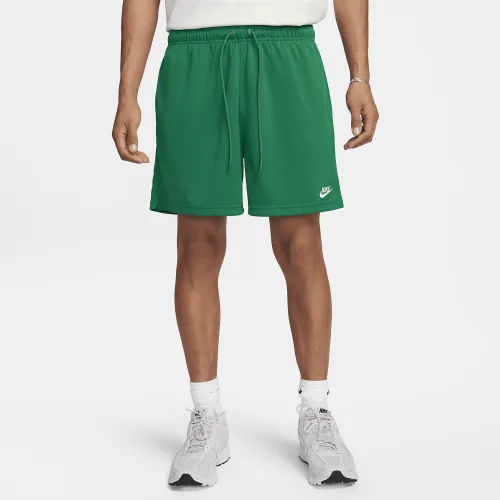 Nike Club чоловічі Mesh Flow шорти колір зелений