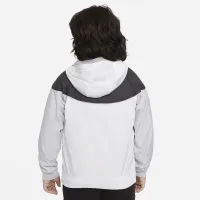 Nike Sportswear Windrunner Big детские (для мальчиков) Loose Hip-Length Hooded Куртка (Extended Size) цвет белый