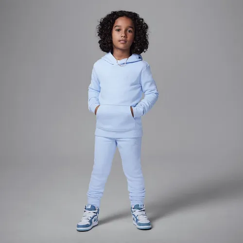 Nike Jordan MJ Brooklyn Fleece Little детские 2-Piece Pullover Толстовка с капюшоном набор синий