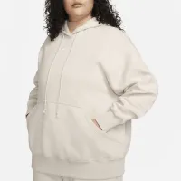 Nike Sportswear Phoenix Fleece женская оверсайз Pullover Толстовка с капюшоном (большие размеры) цвет коричневый