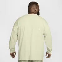 Nike Sportswear Premium Essentials мужские Long-Sleeve Pocket футболка цвет зеленый