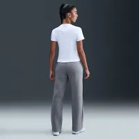 Nike Sportswear Phoenix Fleece женская Mid-Rise Open-Hem Pants цвет серый