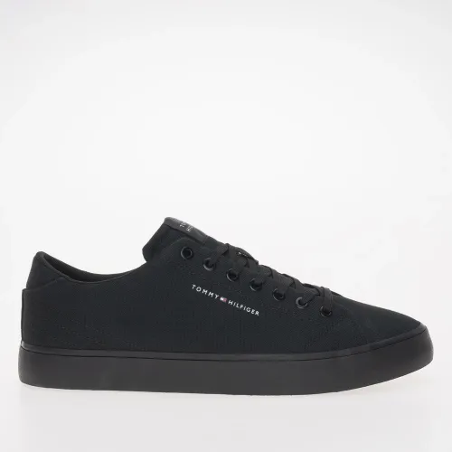 Кроссовки Tommy Hilfiger Hi Vulc Low Canvas FM0FM04882-BDS - Черные