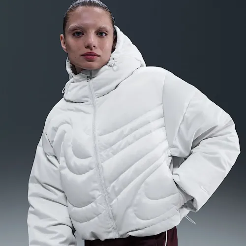 Nike Sportswear Swoosh Series женская Therma-FIT оверсайз Down Puffer Куртка цвет белый