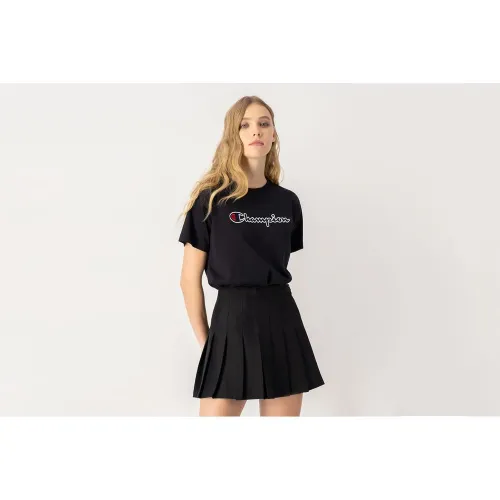 Футболка Champion Boxy Fit Big Script Logo 115351-KK001 - Чорна