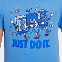 Nike Little дитячі Music Boxy Pals футболка блакитний