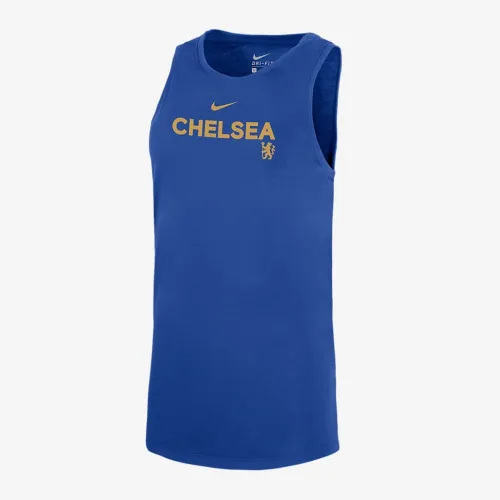Chelsea FC женская Nike Dri-FIT Soccer Tank Top синий