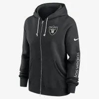 Las Vegas Raiders Phoenix женская Nike NFL Full-Zip Толстовка с капюшоном цвет черный