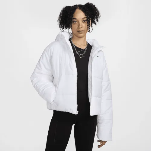 Nike Sportswear Classic Puffer жіноча Therma-FIT Loose Hooded Куртка колір білий