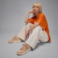 Nike Air Jordan 4 Retro женская Кроссовки цвет коричневый