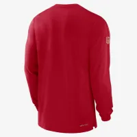 San Francisco 49ers Sideline Player Team Issue Men’s Nike Dri-FIT Long-Sleeve Top колір червоний