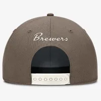 Milwaukee Brewers Rise мужские Nike Dri-FIT MLB Adjustable Hat цвет коричневый