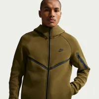 Nike Tech чоловічі Fleece Windrunner Full-Zip Куртка колір коричневий