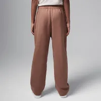 Nike Jordan Flight Essentials Big дитячі Open Hem Pants колір коричневий