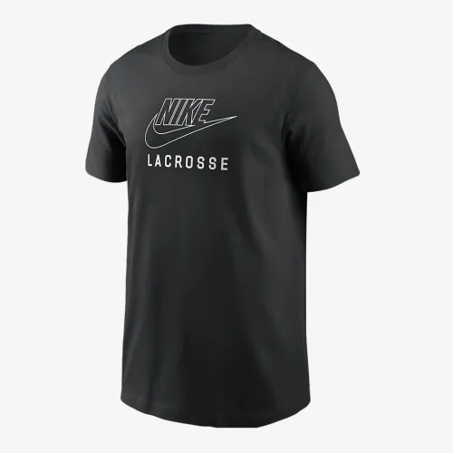 Nike Swoosh Big детские Lacrosse футболка цвет черный