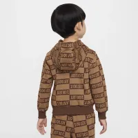 Nike Sportswear Textuколір червоний Club Toddler Fleece Pullover Толстовка з капюшоном колір коричневий