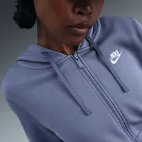 Nike Sportswear Club Fleece женская Full-Zip Толстовка с капюшоном синий