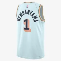 Victor Wembanyama San Antonio Spurs 2024/25 City Edition чоловічі Nike Dri-FIT NBA Swingman Jersey блакитний