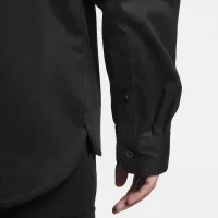 Nike SB Tanglin Woven Skate Button-Up Long-SleeveTop колір чорний