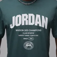 Nike Jordan Sport мужские Dri-FIT футболка цвет зеленый
