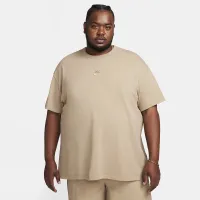 Nike Sportswear Premium Essentials мужские футболка цвет коричневый