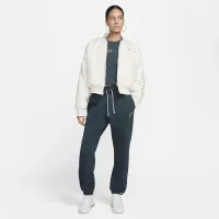 Nike Sportswear женская С высокой Талией оверсайз Fleece Sweatpants цвет зеленый