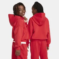 Nike Culture of баскетбольные Big детские Pullover Fleece Толстовка с капюшоном цвет красный