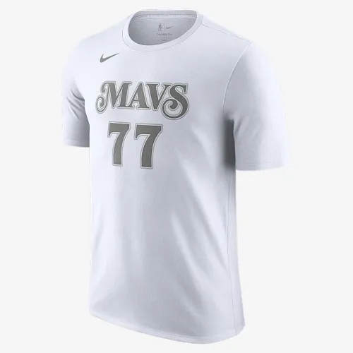 Luka Dončić Dallas Mavericks Essential City Edition чоловічі Nike NBA футболка колір білий