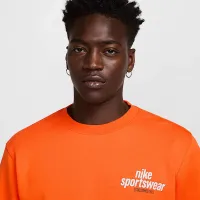 Nike Club чоловічі Fleece Crew Orange