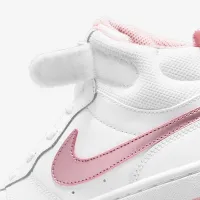 Nike Court Borough Mid 2 Little детские Кроссовки цвет белый