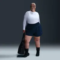 Nike One Relaxed женская Dri-FIT Long-Sleeve Top (большие размеры) цвет белый