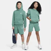 Nike Sportswear Club Fleece Big дитячі French Terry шорти колір зелений