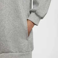 Nike Sportswear Club Fleece Big дитячі оверсайз Pullover Толстовка з капюшоном колір сірий