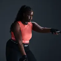 Nike Pro жіноча Dri-FIT Cropped Tank Top (великі розміри) Orange