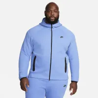 Nike Sportswear Tech Fleece Windrunner чоловічі Full-Zip Толстовка з капюшоном блакитний