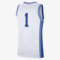 Duke синий Devils Replica мужские Nike College баскетбольные Jersey цвет белый