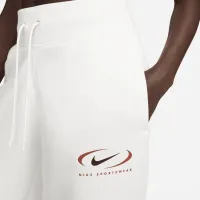 Nike Sportswear Phoenix Fleece женская оверсайз С высокой Талией Pants цвет белый