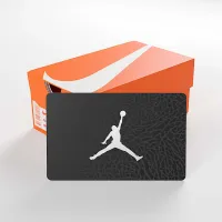 Nike Gift Card Mailed in a Mini Nike Shoebox цвет черный