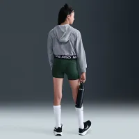 Nike Pro Girls' шорти колір зелений