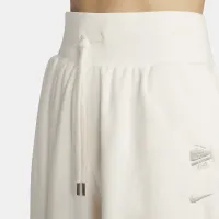Nike Naomi Osaka Phoenix Fleece жіноча З високою талією оверсайз Pants колір коричневий