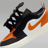 Nike Jordan 1 Low Alt Little дитячі Кросівки колір чорний