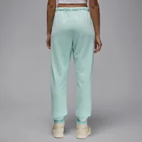 Nike Jordan Brooklyn Fleece женская French Terry Pants цвет зеленый