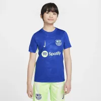FC Barcelona Academy Pro Third Big детские Nike Dri-FIT Soccer Pre-Match Top синий