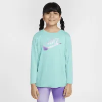 Nike Dri-FIT Little детские Long Sleeve футболка and лосины набор цвет фиолетовый