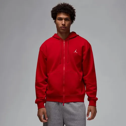 Nike Jordan Brooklyn Fleece мужские Full-zip Толстовка с капюшоном цвет красный