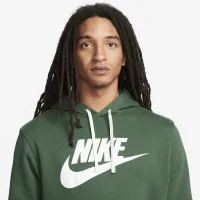 Nike Sportswear Club Fleece чоловічі Graphic Pullover Толстовка з капюшоном колір зелений