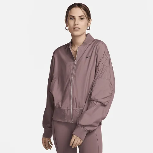 Nike Sportswear Essential женская оверсайз Bomber Куртка цвет фиолетовый