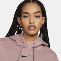 Nike Sportswear Phoenix Fleece жіноча Over-оверсайз Pullover Толстовка з капюшоном колір фіолетовий