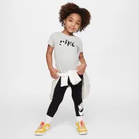 Nike Essentials Little дитячі Graphic футболка колір сірий